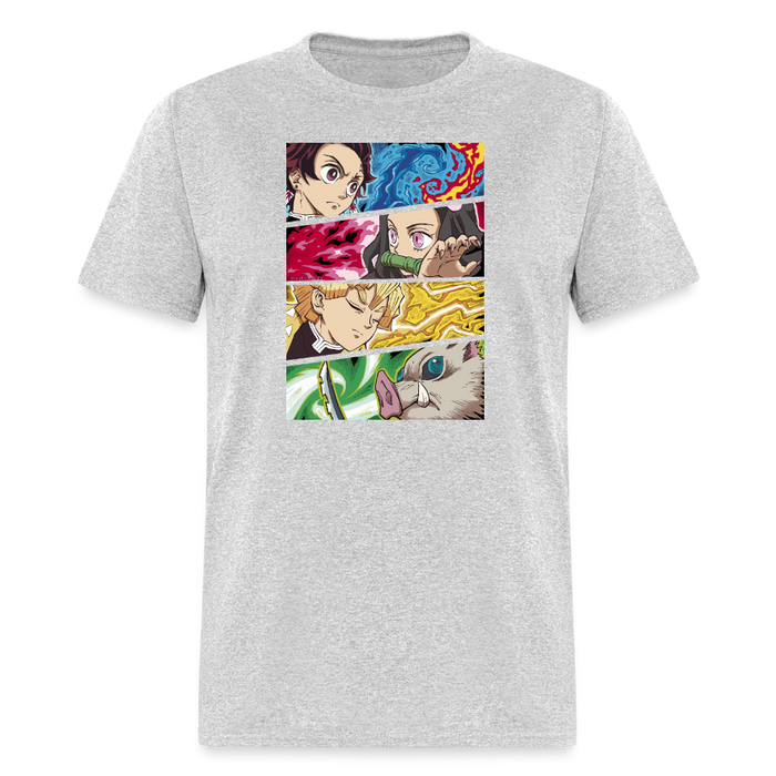 Demon Heroes Unisex Classic T-Shirt - heather gray