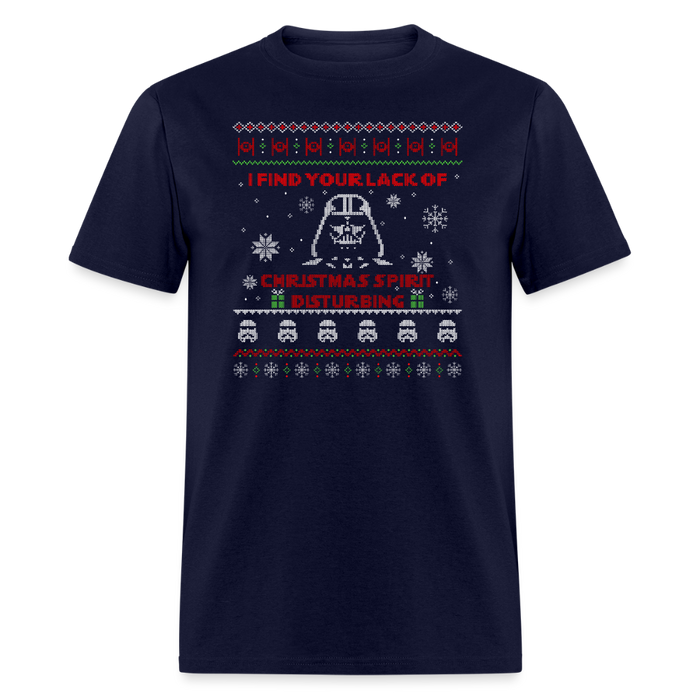 Darth Christmas Unisex T-Shirt - navy