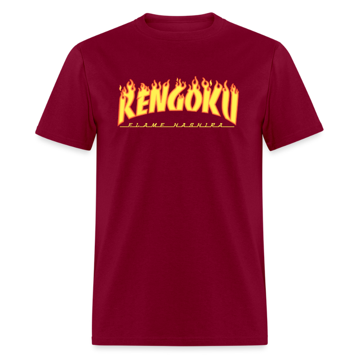 Rengoku Flame Hashira Unisex T-Shirt - burgundy
