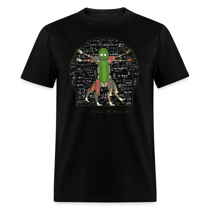 Vitruvian Pickle Unisex Classic T-Shirt - black