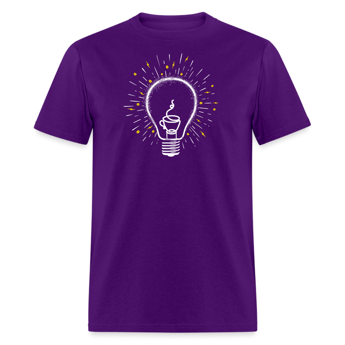 Coffee is a good idea Unisex T-Shirt - purple