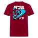 Fire Whirl Unisex Classic T-Shirt - dark red