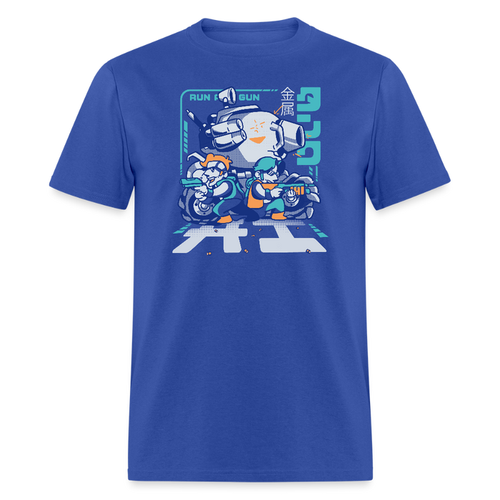 Run and Gun Unisex Classic T-Shirt - royal blue