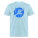 Blue Turtle Warrior Unisex T-Shirt - powder blue