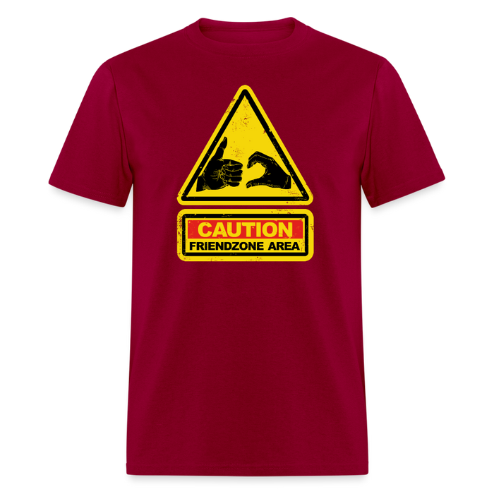 Friendzone Area Unisex T-Shirt - dark red