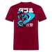 Fire Whirl Unisex Classic T-Shirt - burgundy