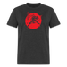 Red Warrior Turtle Unisex T-Shirt - heather black