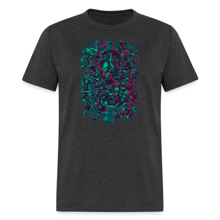Video Game Mashup Unisex Classic T-Shirt - heather black