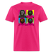 Pop Squid Unisex Classic T-Shirt - fuchsia
