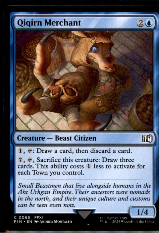 Qiqirn Merchant 65 Common FINAL FANTASY Magic: The Gathering Near Mint