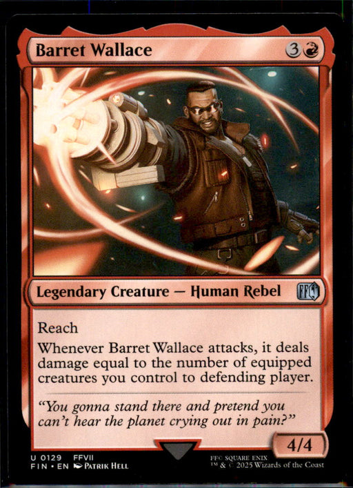 Barret Wallace 129 Uncommon FINAL FANTASY Magic: The Gathering Near Mint
