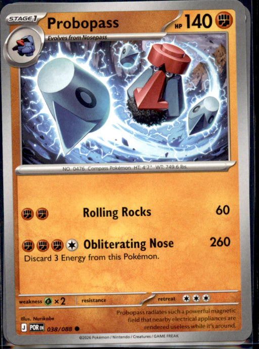 Probopass 038/088 Common Perfect Order Pokemon Near Mint