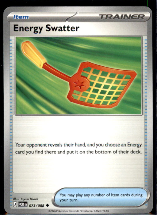 Energy Swatter 073/088 Uncommon Perfect Order Pokemon Near Mint