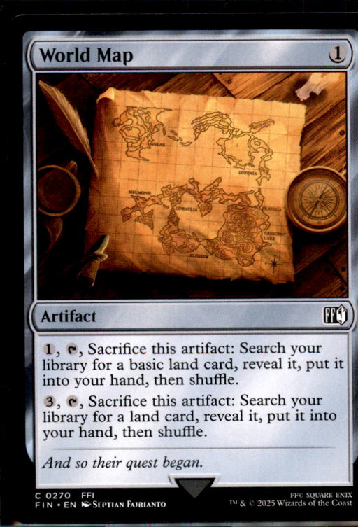 World Map 270 Common FINAL FANTASY Magic: The Gathering Near Mint