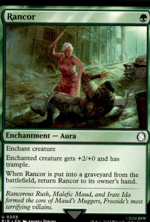 Rancor 205 Uncommon Universes Beyond: Fallout Magic: The Gathering Near Mint