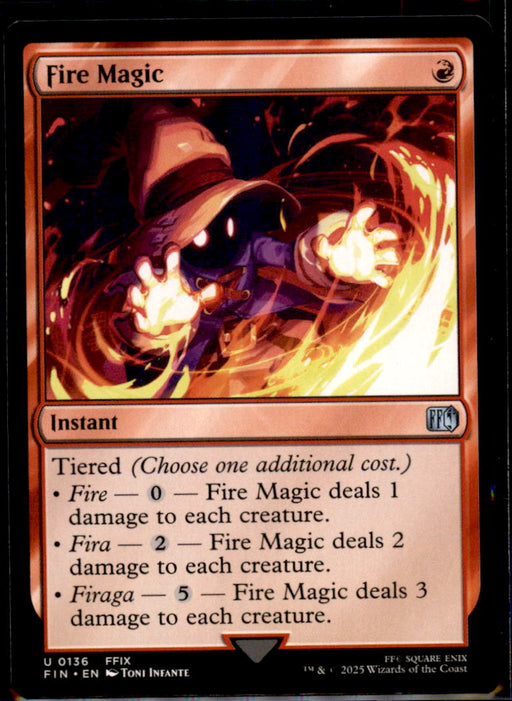 Fire Magic 136 Uncommon FINAL FANTASY Magic: The Gathering Near Mint
