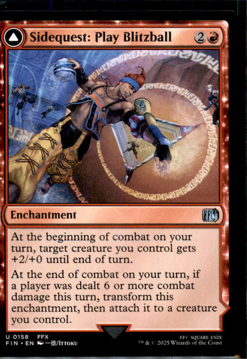 Sidequest: Play Blitzball 158 Uncommon FINAL FANTASY Magic: The Gathering NM