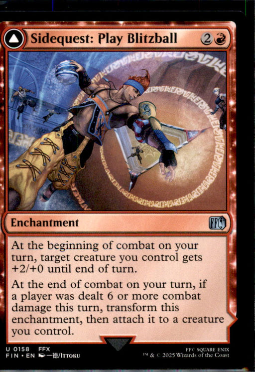 Sidequest: Play Blitzball 158 Uncommon FINAL FANTASY Magic: The Gathering NM