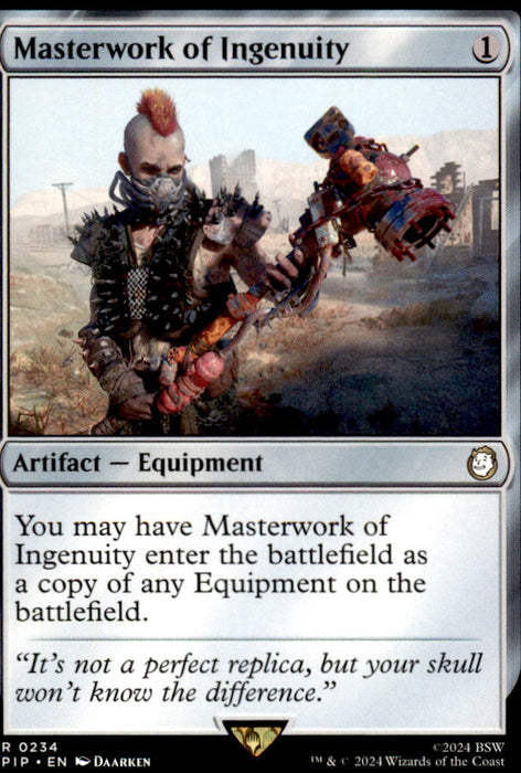 Masterwork of Ingenuity 234 Universes Beyond: Fallout Magic: The Gathering NM