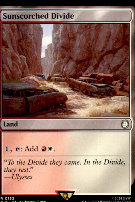 Sunscorched Divide 153 Rare Universes Beyond: Fallout Magic: The Gathering NM