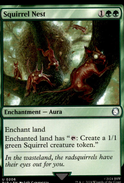 Squirrel Nest 206 Uncommon Universes Beyond: Fallout Magic: The Gathering NM
