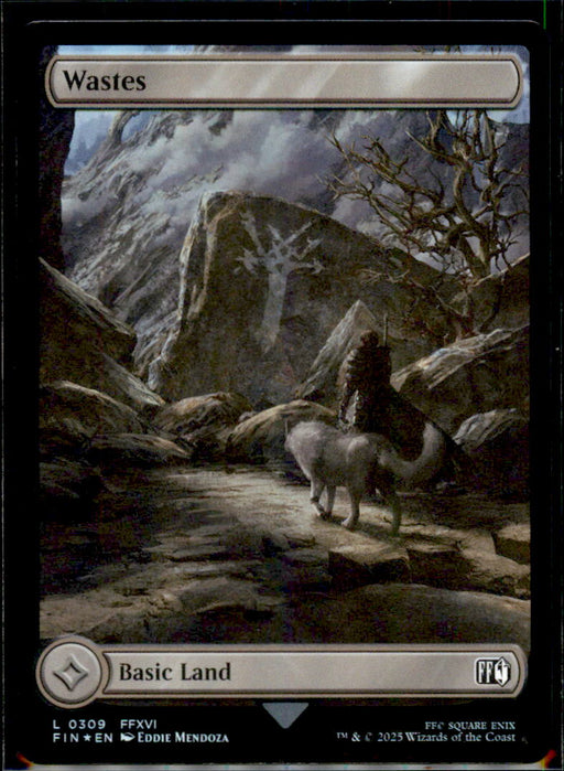 Wastes 309 Land FINAL FANTASY Magic: The Gathering Foil Near Mint
