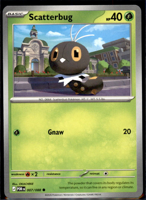 Scatterbug 007/088 Common Perfect Order Pokemon Near Mint