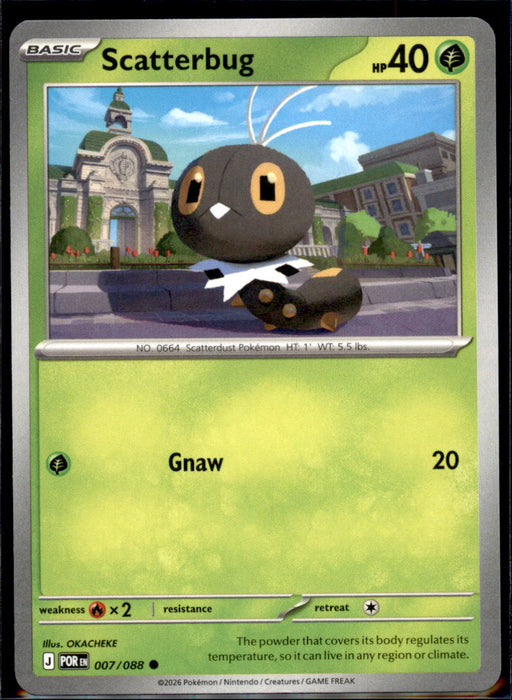 Scatterbug 007/088 Common Perfect Order Pokemon Near Mint