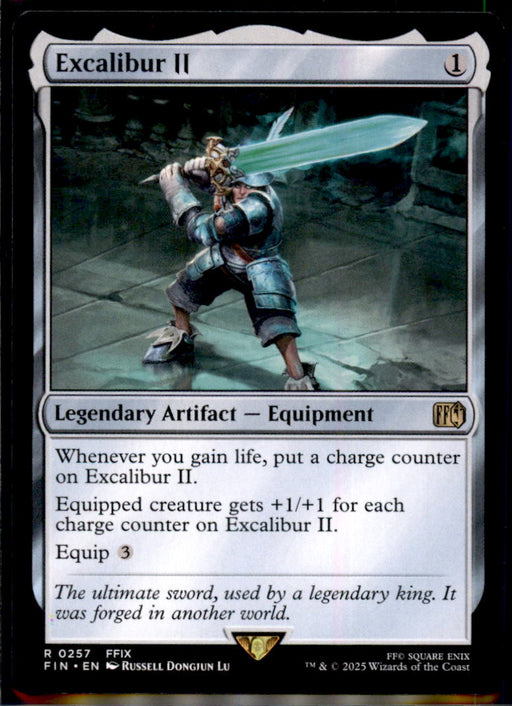 Excalibur II 257 Rare FINAL FANTASY Magic: The Gathering Near Mint