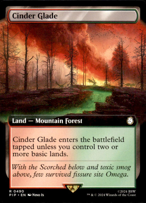 Cinder Glade (Extended Art) 490 Universes Beyond: Fallout Magic: The Gathering NM