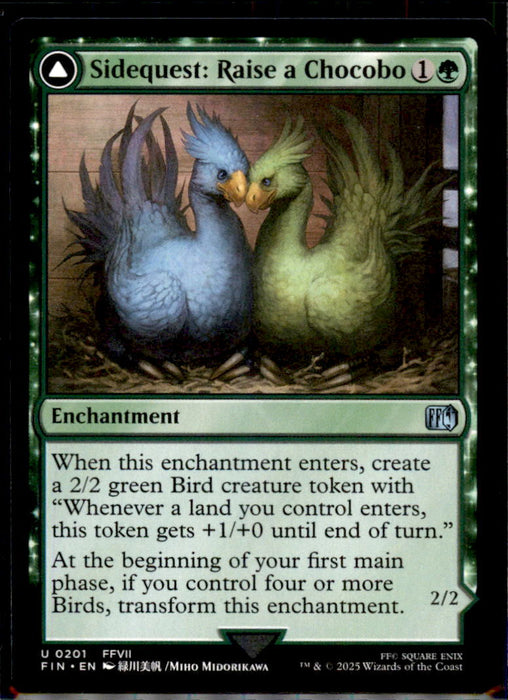 Sidequest: Raise a Chocobo 201 Uncommon FINAL FANTASY Magic: The Gathering NM
