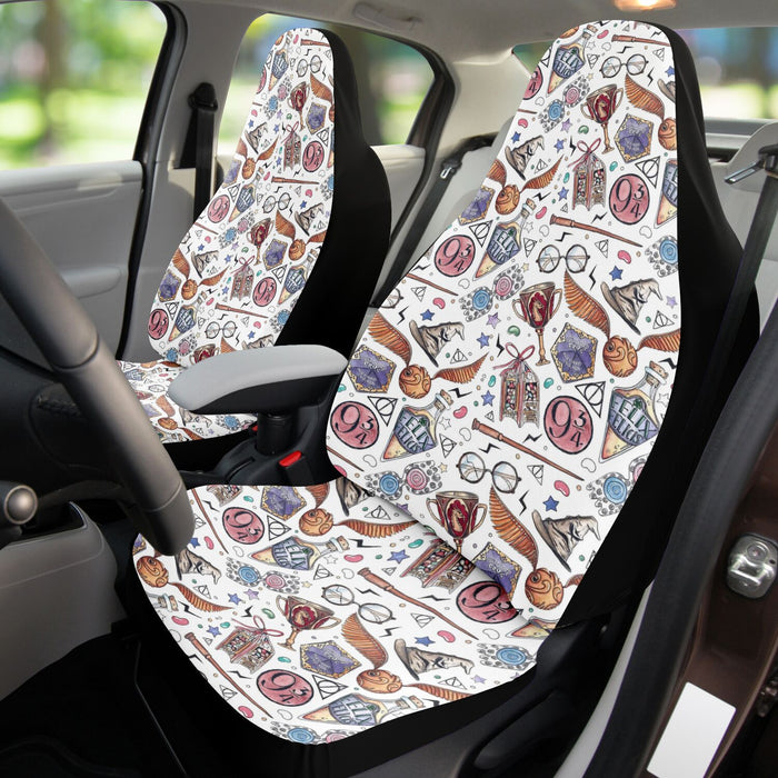 Harry Potter Pattern Car Seat Cover - AOP