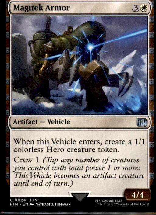Magitek Armor 24 Uncommon FINAL FANTASY Magic: The Gathering Near Mint