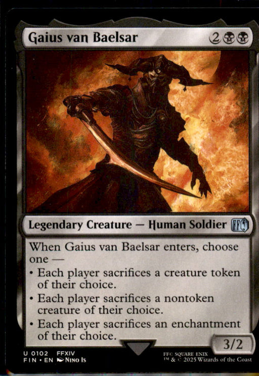 Gaius van Baelsar 102 Uncommon FINAL FANTASY Magic: The Gathering Near Mint