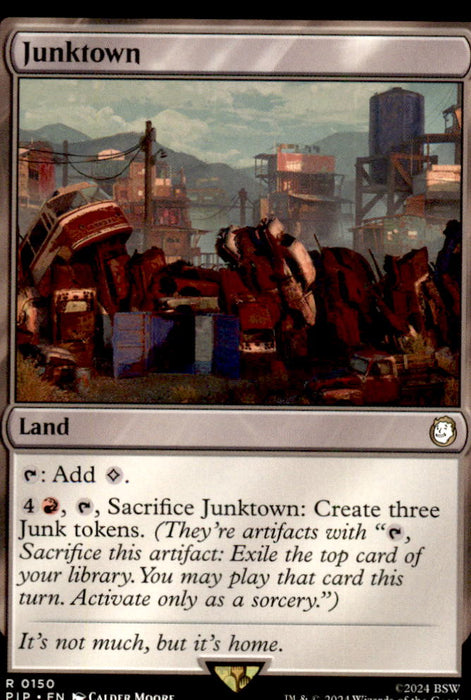 Junktown 150 Rare Universes Beyond: Fallout Magic: The Gathering Near Mint