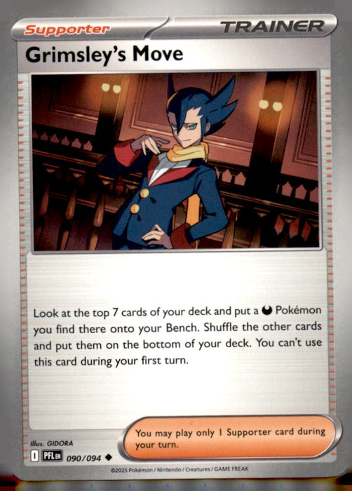 Grimsley's Move 090/094 Uncommon Phantasmal Flames Pokemon Near Mint