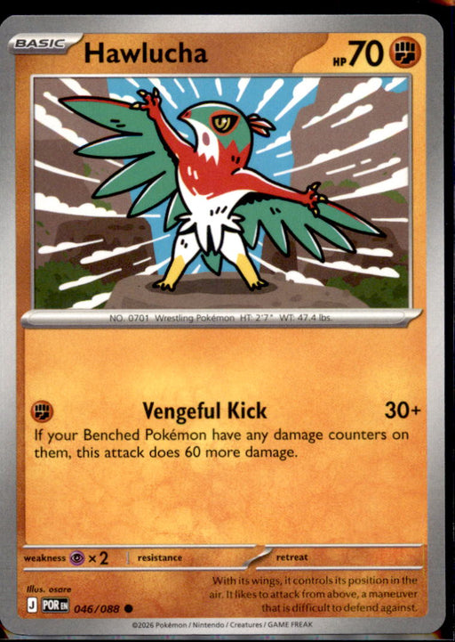 Hawlucha 046/088 Common Perfect Order Pokemon Near Mint