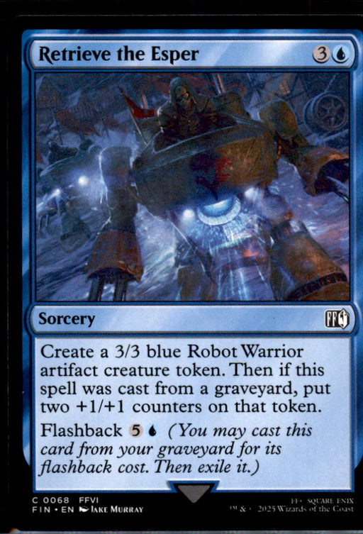Retrieve the Esper 68 Common FINAL FANTASY Magic: The Gathering Near Mint
