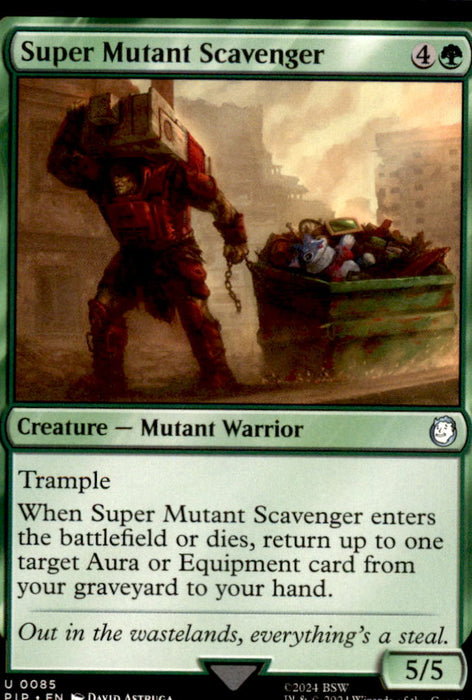 Super Mutant Scavenger 85 Universes Beyond: Fallout Magic: The Gathering NM