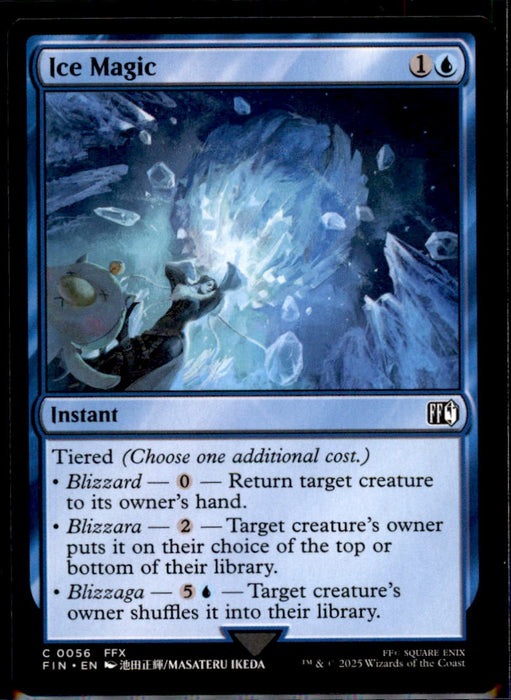 Ice Magic 56 Common FINAL FANTASY Magic: The Gathering Near Mint