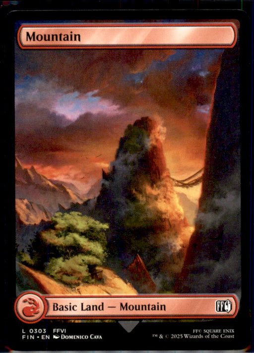 Mountain (0303) 303 Land FINAL FANTASY Magic: The Gathering Near Mint