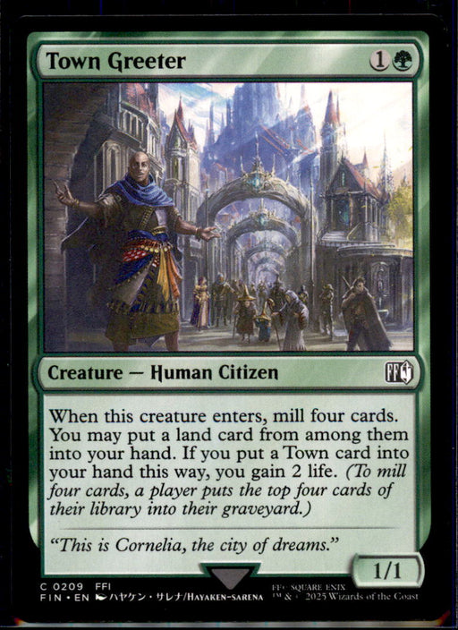 Town Greeter 209 Common FINAL FANTASY Magic: The Gathering Near Mint