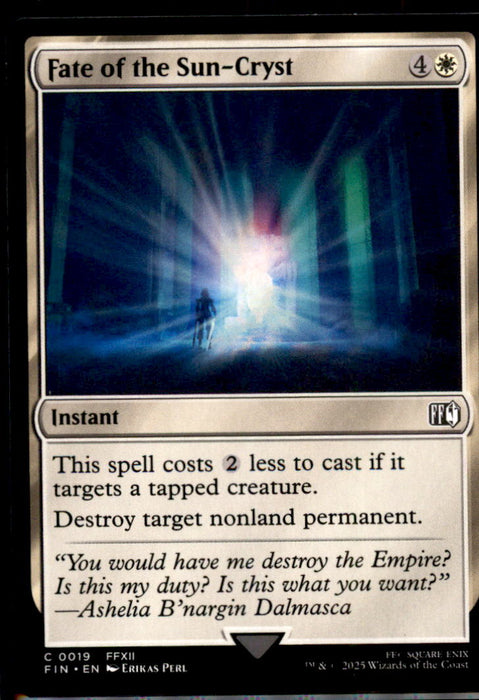 Fate of the Sun-Cryst 19 Common FINAL FANTASY Magic: The Gathering Near Mint