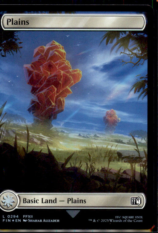 Plains (0294) 294 Land FINAL FANTASY Magic: The Gathering Foil Near Mint
