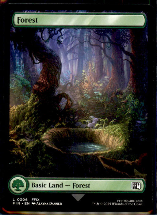 Forest (0306) 306 Land FINAL FANTASY Magic: The Gathering Near Mint