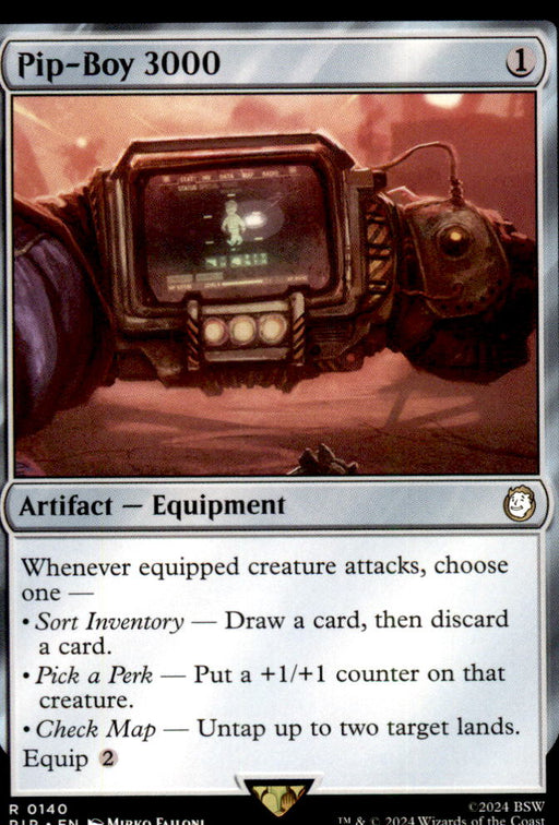 Pip-Boy 3000 140 Rare Universes Beyond: Fallout Magic: The Gathering Near Mint