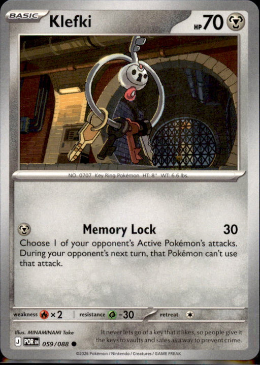Klefki 059/088 Common Perfect Order Pokemon Near Mint
