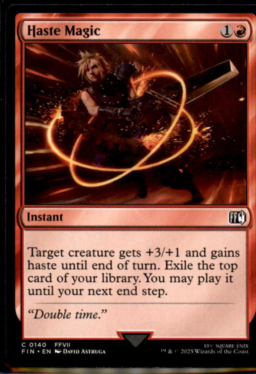 Haste Magic 140 Common FINAL FANTASY Magic: The Gathering Near Mint