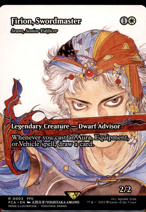 Firion, Swordmaster - Sram, Senior Edificer (Showcase) 3 FINAL FANTASY: Through the Ages Magic: The Gathering NM