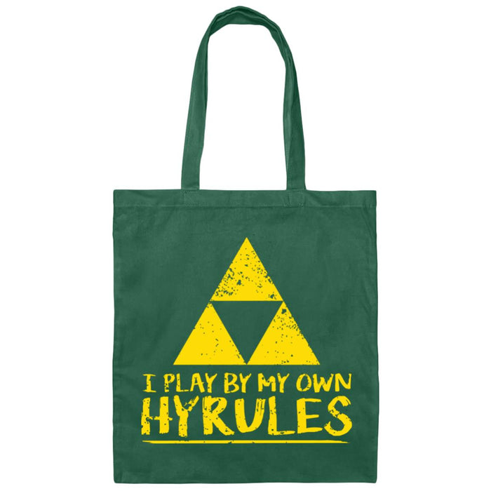 I Play By My Own Hyrules Canvas Tote Bag